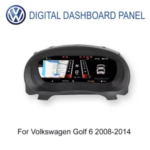Volkswagen Golf 6 Digitales Kombiinstrument 2008-2014 12,3 Zoll IPS LCD