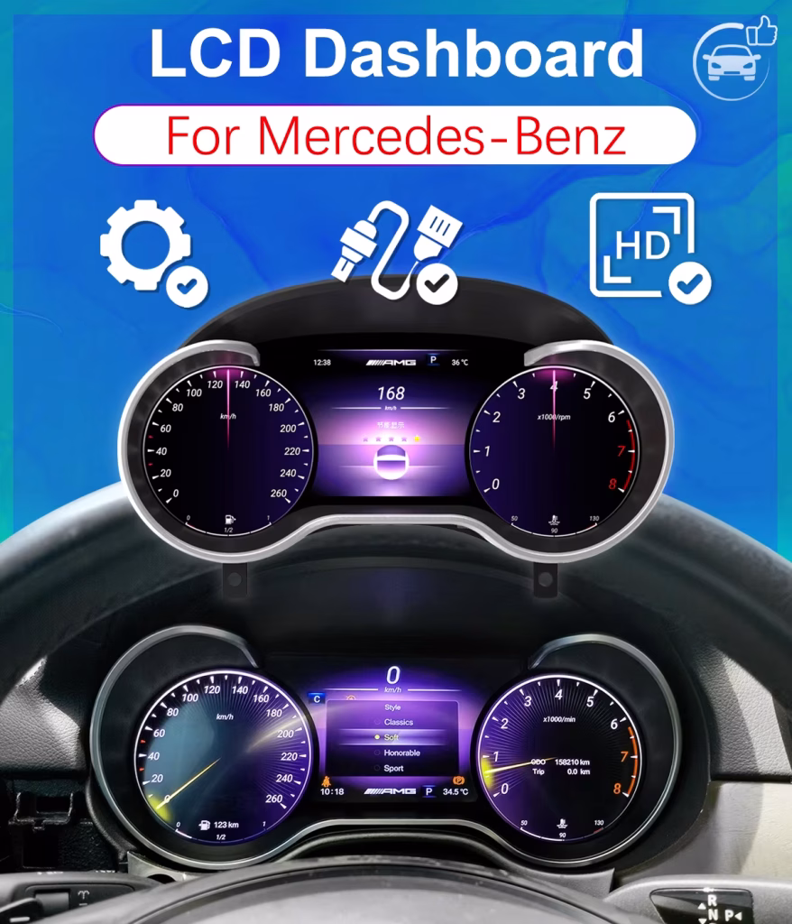 Mercedes R-Klasse Digital Cluster 2006-2017 | 12,5″ CarPlay DSP