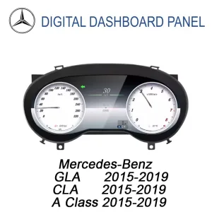 Mercedes GLA CLA A Class Digital Cluster 2015–2019 | 12.3″ CarPlay 2 Mercedes C GLC Digital Cluster W205/W253 2015-2018 | 12.3″