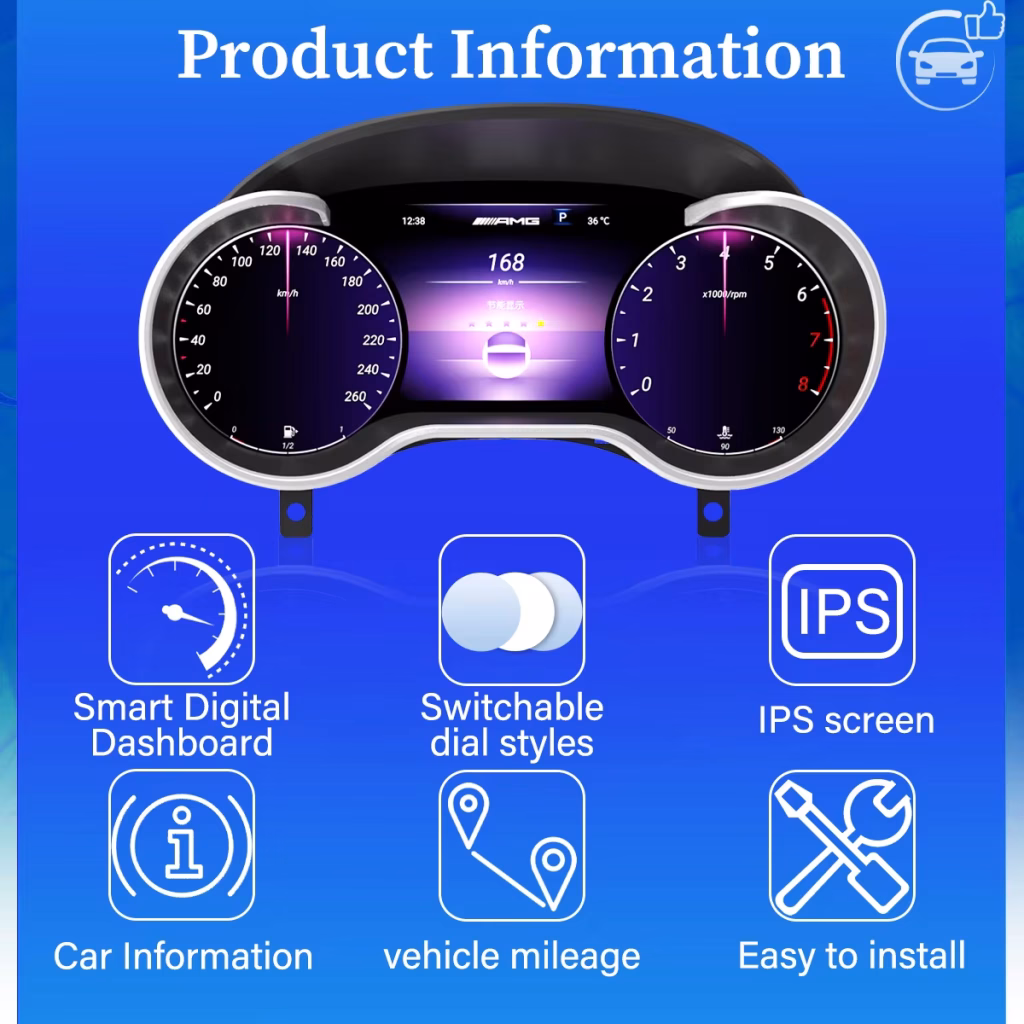 Mercedes R-Klasse Digital Cluster 2006-2017 | 12,5″ CarPlay DSP