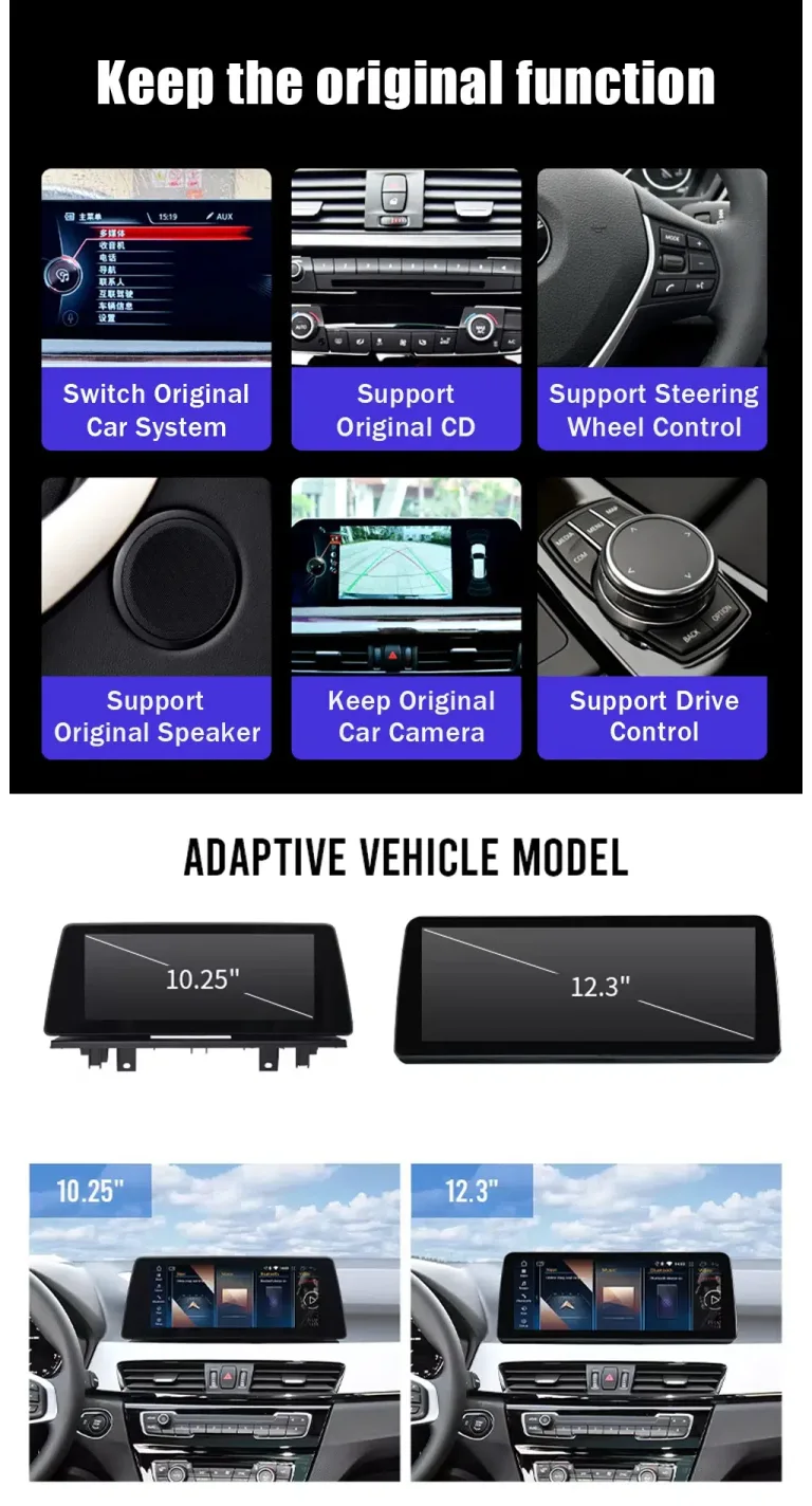 BMW F30 NBT EVO Android-Headunit