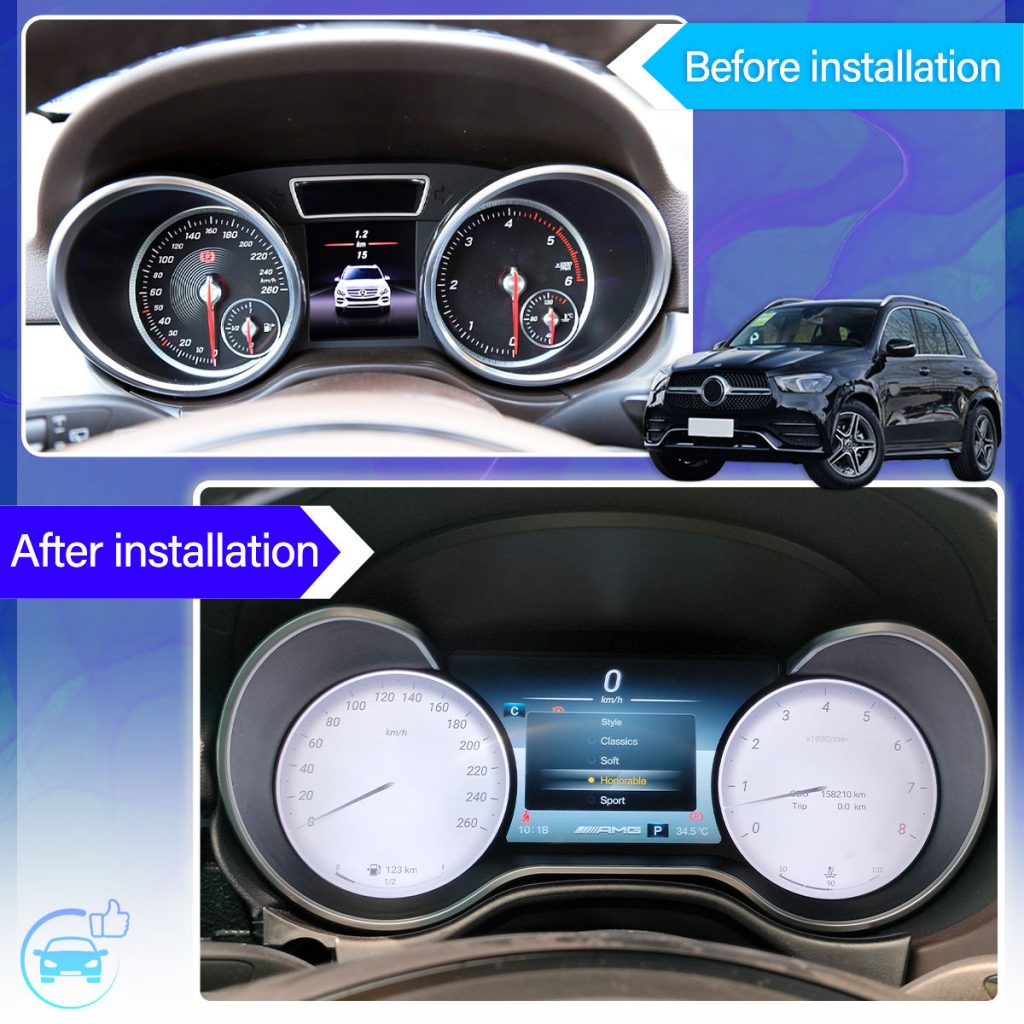 Mercedes R-Klasse Digital Cluster 2006-2017 | 12,5″ CarPlay DSP