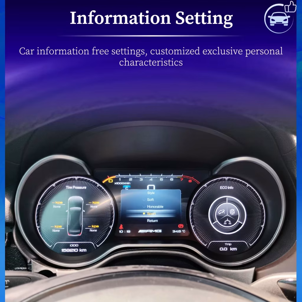 Mercedes R-Klasse Digital Cluster 2006-2017 | 12,5″ CarPlay DSP