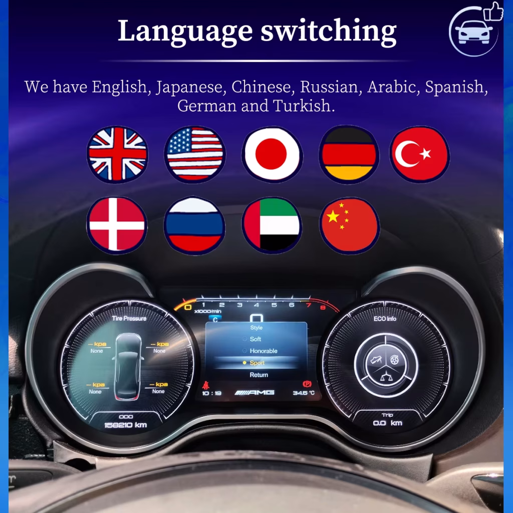 Mercedes R-Klasse Digital Cluster 2006-2017 | 12,5″ CarPlay DSP