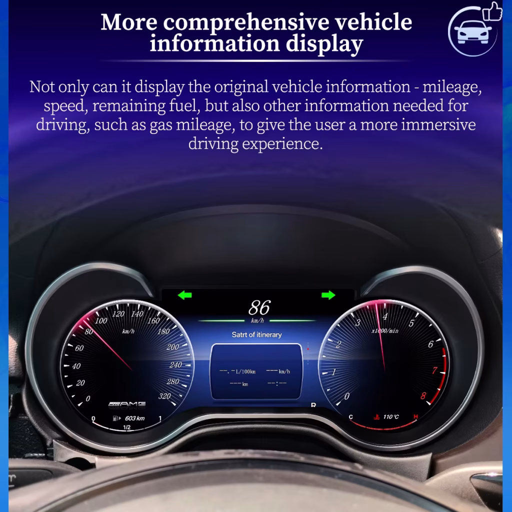 Mercedes R-Klasse Digital Cluster 2006-2017 | 12,5″ CarPlay DSP