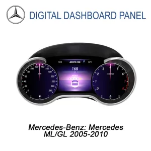 Mercedes ML GL Digital Cluster 2005-2010 | 12.3″ CarPlay, Android Auto