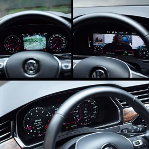 Installiertes digitales Kombiinstrument für Volkswagen Tiguan 2009–2017 12.3 inch mit vollständiger LCD-Oberfläche