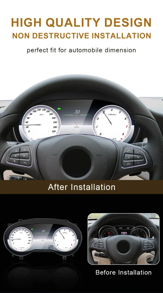 Mercedes GLA CLA A-Klasse Digital Cluster 2015-2019 | 12.3″ CarPlay