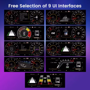 12,3 Zoll digitales Kombiinstrument für Audi TT 2009-2013