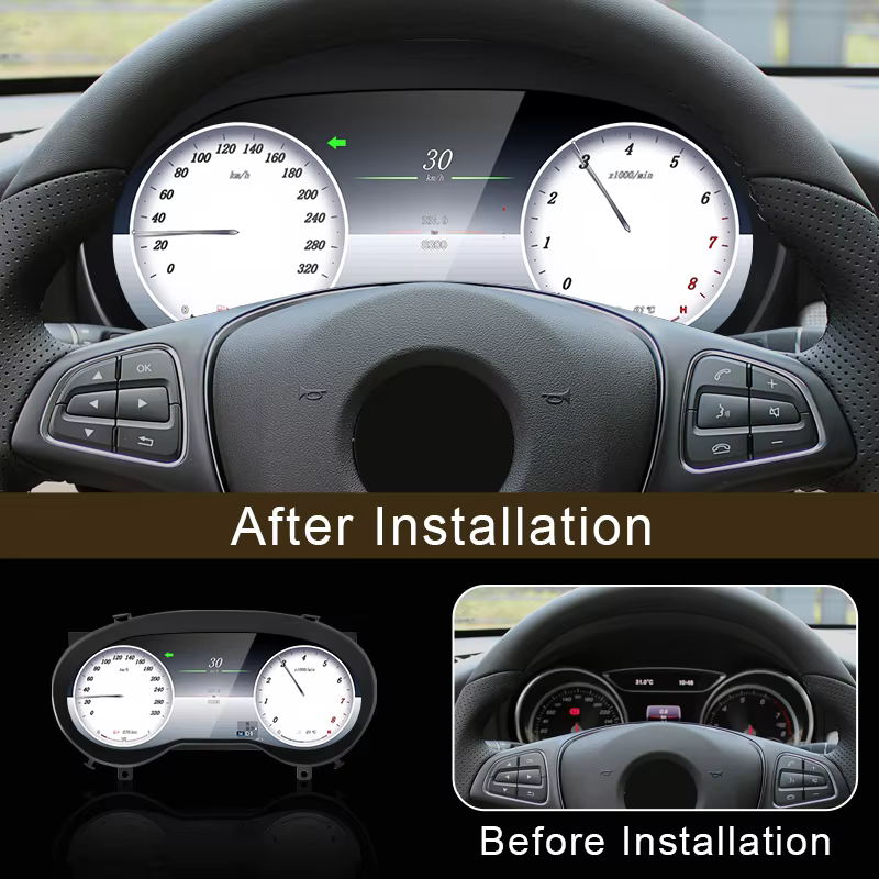 Mercedes GLA CLA A-Klasse Digital Cluster 2015-2019 | 12.3″ CarPlay Mercedes GLA CLA A-Klasse Digital Cluster 2015-2019 | 12.3″ CarPlay