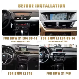 BMW X1 Android Hauptgerät 2009-2015 | CarPlay Stereo