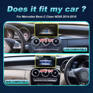 Mercedes W205 GLC Android Screen | C-Class X253 V-Class W447 NTG 5.0 4 Mercedes Benz C-Klasse W205 GLC X253 V W446 Auto Multimedia Navigation