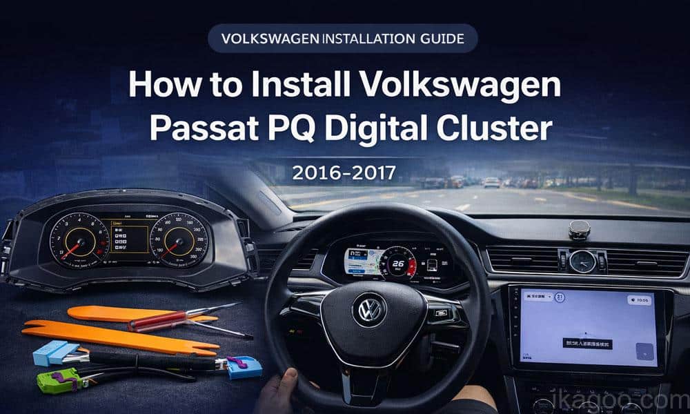 Einbau des Volkswagen Passat PQ Digital Cluster