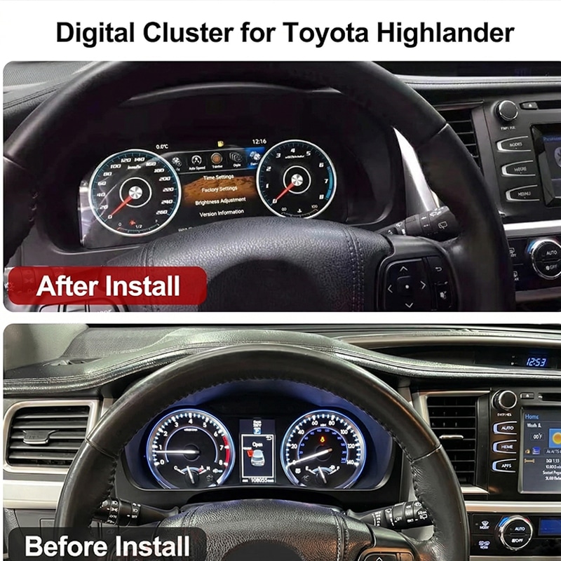 Toyota Highlander Cluster-Upgrade 2015-2019