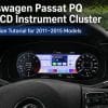Einbau eines digitalen Kombiinstruments im Passat