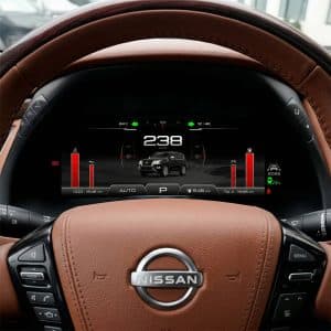 Nissan Patrol Y62 Digitales Kombiinstrument