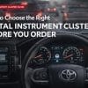 Wie Sie das richtige digitale Kombiinstrument auswählen, bevor Sie es bestellen