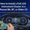 Passat B6 B7 Cluster Einbauanleitung | Einbau, Einstellung & Befestigung
