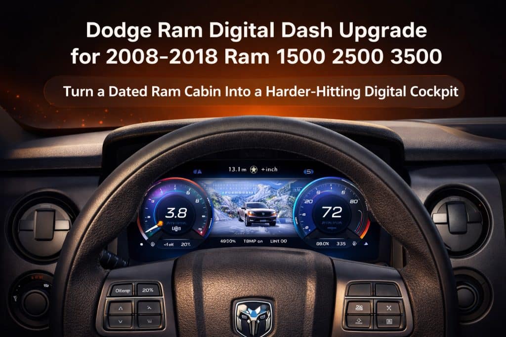 Dodge Ram Digitales Armaturenbrett Upgrade