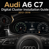So installieren Sie ein digitales Kombiinstrument für den Audi A6 C7 (2012-2018)