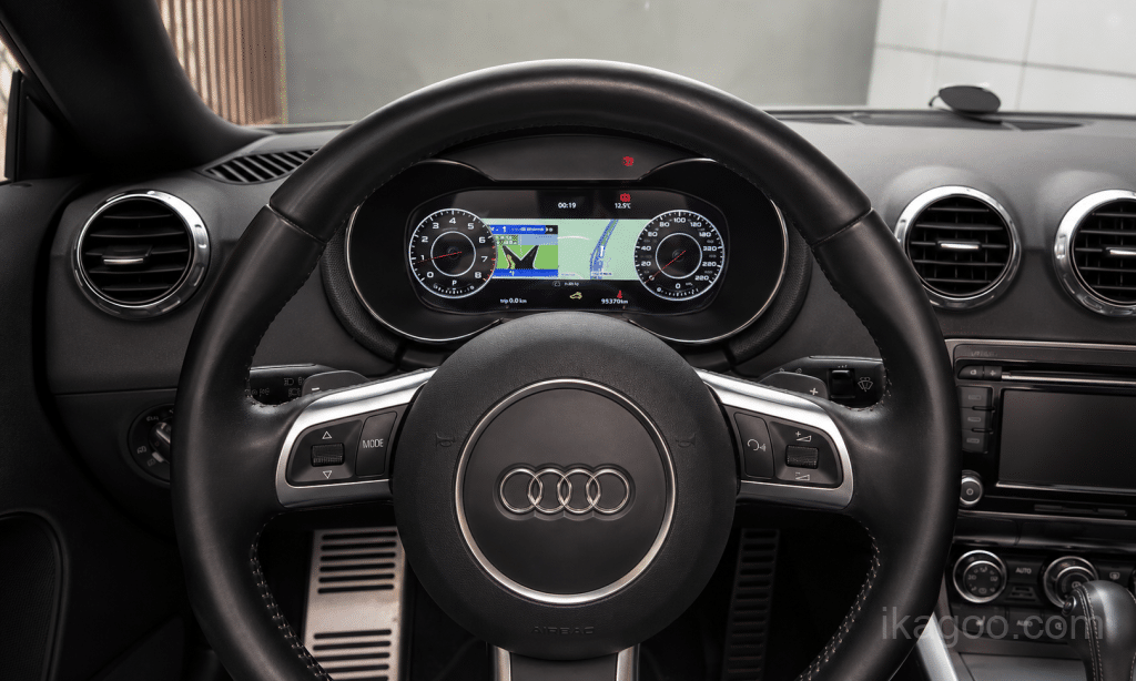 Endergebnis der Installation des digitalen Kombiinstruments im Audi TT 8J