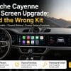 Porsche Cayenne 2018–2023: Einbau des Dual-Screen-Upgrades im Innenraum