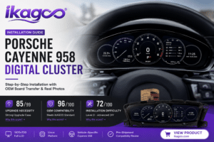 Porsche Cayenne 958 Digital-Cluster-Installation