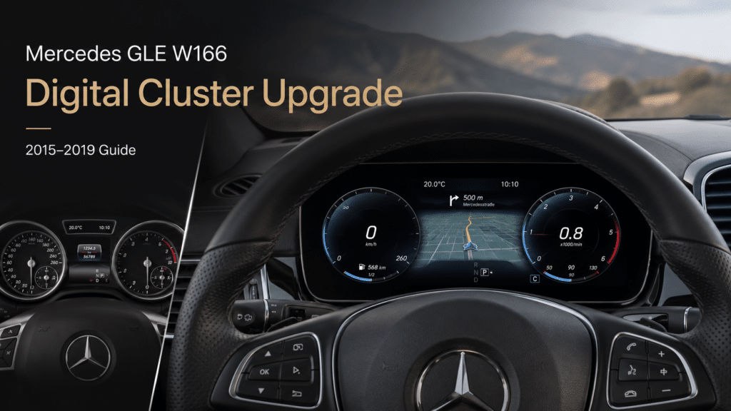 Upgrade des Fahrerdisplays: Ein Leitfaden für das Digital-Cluster des Mercedes GLE W166
