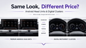 Preise für Android-Autoradios und digitale Kombiinstrumente: Gleiches Aussehen, große Preisunterschiede