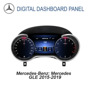 Mercedes GLE Digitales Kombiinstrument 2015–2019 | 12,3-Zoll-LCD-Display mit CarPlay