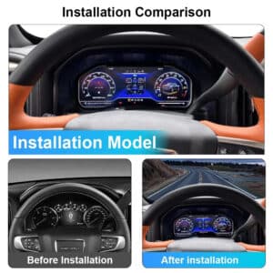 Chevrolet Digital-Dashboard-Installationsvergleich Modell 1