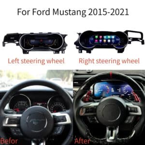 Ford Mustang S550 Digital Cluster Einbau für Links- und Rechtslenker