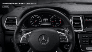 Mercedes W166 X166 Digital-Cluster-Installation | 2012–2019