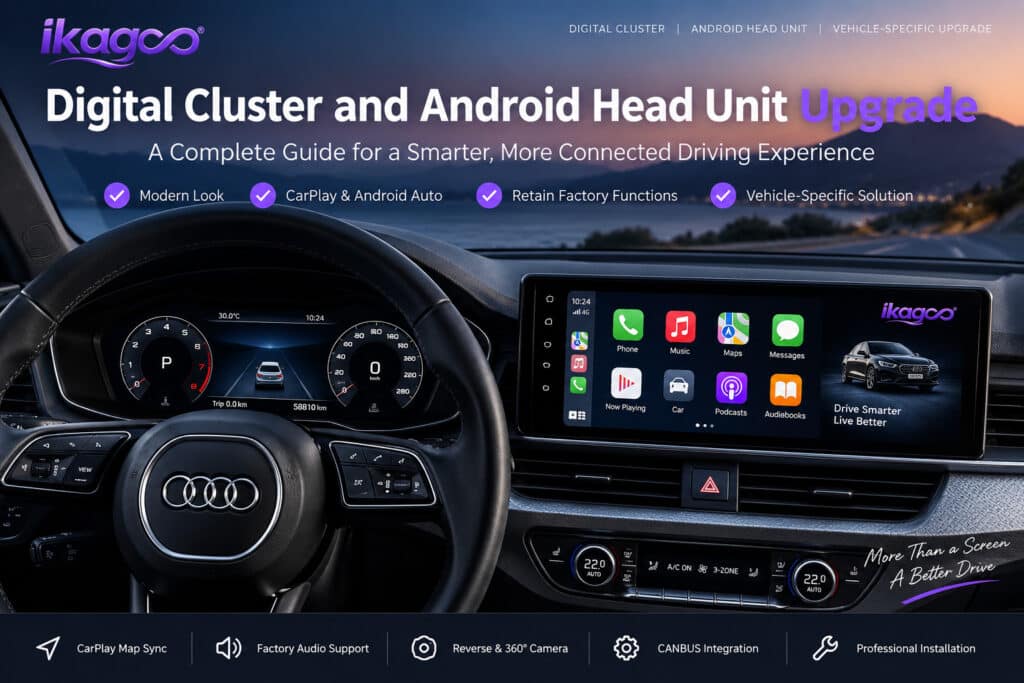 Kann man ein Digitalcluster und eine Android-Head-Unit gleichzeitig nachrüsten?
