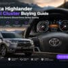 Kaufberatung für das digitale Kombiinstrument des Toyota Highlander: Was Besitzer von 2015–2019 vor dem Kauf wissen sollten