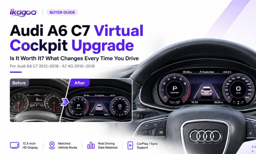 Audi A6 C7 Virtual Cockpit Upgrade: Lohnt es sich? Was sich bei jeder Fahrt ändert