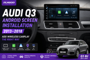 Audi Q3 2013-2018 Android-Bildschirm-Installation