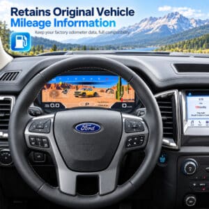 Ford Ranger Everest T7 T8 2016-2021 digitales Kombiinstrument – Hero-Frontansicht