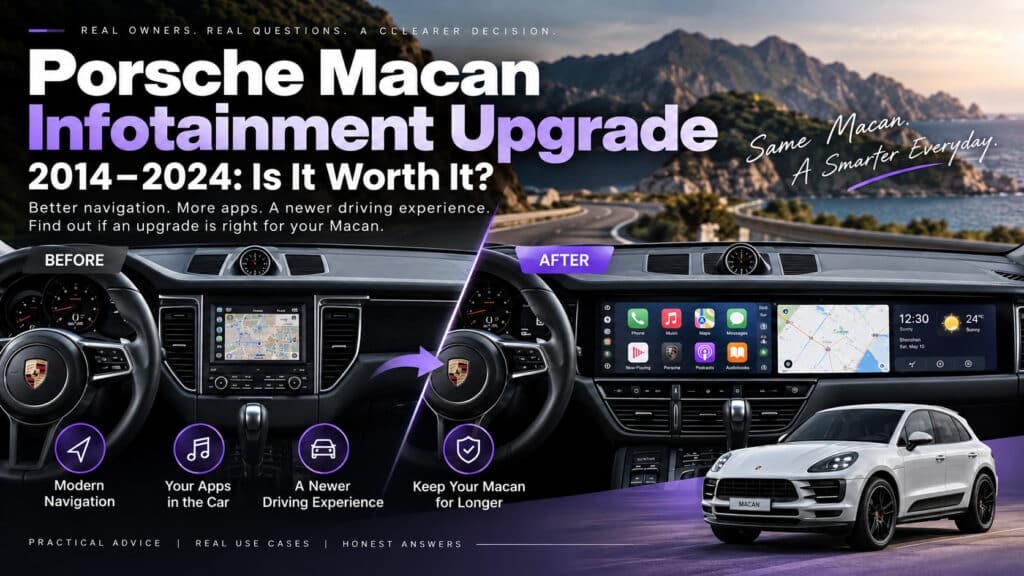Porsche Macan Infotainment-Upgrade: CarPlay oder Dual-Screen?