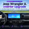 Jeep Wrangler JL Innenraum-Upgrade: Lohnt sich das Dual-Screen-Cockpit?