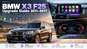 BMW X3 F25 Upgrade-Guide 2011–2017: Bildschirm