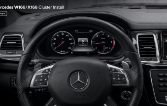 Mercedes W166 X166 Digital-Cluster-Installation | 2012–2019