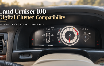 Land Cruiser 100 Digital Cluster Kompatibilität: Was LC100, HDJ100 & LX470 Besitzer vor dem Kauf bestätigen müssen