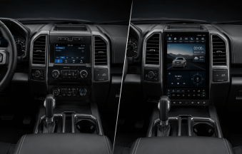 Einbauanleitung für ein Radio im Tesla-Stil für den Ford F-150 (2015–2020)
