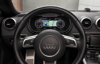 Endergebnis der Installation des digitalen Kombiinstruments im Audi TT 8J