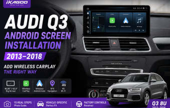 Audi Q3 2013-2018 Android-Bildschirm-Installation