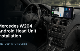 Mercedes W204 Android-Headunit-Installation: 14-Schritt NTG4.5-Anleitung für 2011–2014